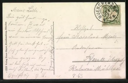 AK München, Löwenbräukeller, Vorderansicht