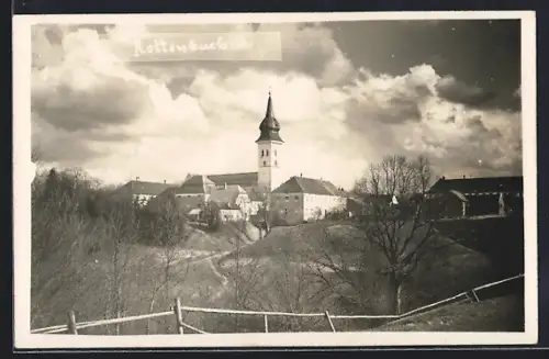 AK Rottenbuch / Obb., Ortspartie mit Kirche