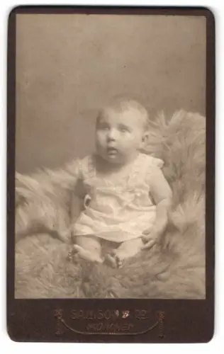 Fotografie Samson & Co., München, Neuhauserstr. 7, Porträt eines Kleinkindes