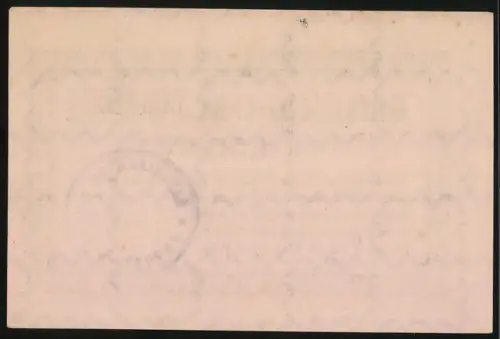 Notgeld Obernkirchen 1920, 4,50 Mark, Gutschein für Lebensmittelbezug mit Stempel Gesamt-Bergamt Obernkirchen