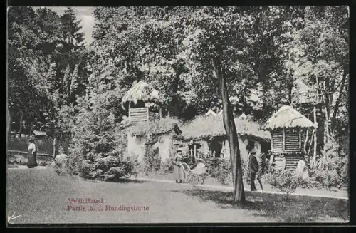 AK Wildbad / Württ., Partie bei der Hundingshütte