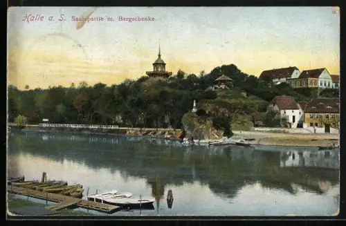 AK Halle a. S., Saalepartie, Bergschenke