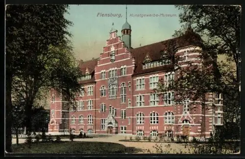 AK Flensburg, Kunstgewerbe-Museum