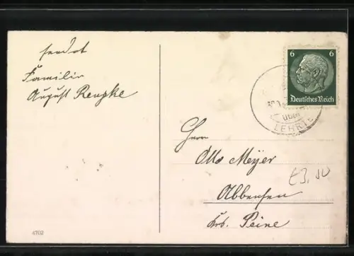 Künstler-AK Kleiner Schornsteinfeger und Kind sind im Schnee zusammengestossen