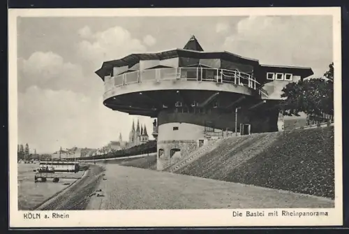 AK Köln a. Rhein, Die Bastei mit Rheinpanorama