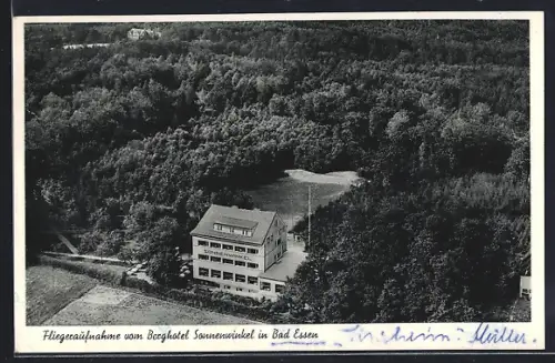 AK Bad Essen, Berghotel Sonnenwinkel, Fliegeraufnahme
