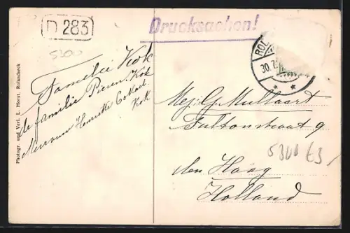 AK Rolandseck, Blick vom Rhein