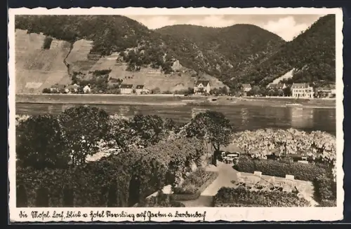 AK Loef /Brodenbach, Blick auf Hotel Sternburg, Bes. F. P. Kranz