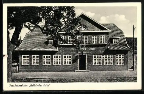 AK Obernkirchen, Hotel Fernfahrerheim Gelldorfer Krug