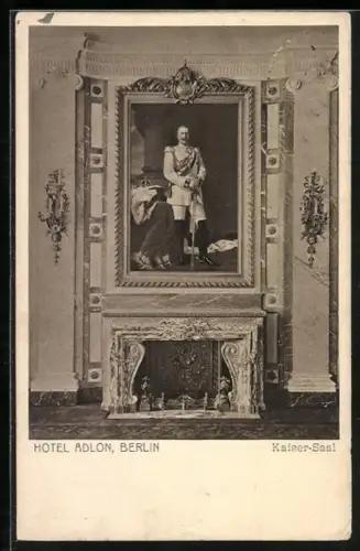 AK Berlin, Hotel Adlon, Kaiser-Saal