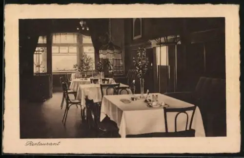 AK Löhne, Bahnhofs-Hotel, Restaurant