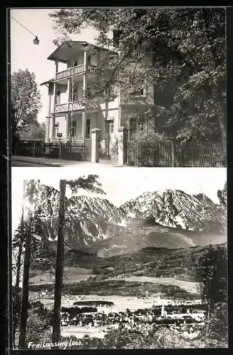 AK Freilassing /Obb., Pension Waldvilla, Teilansicht
