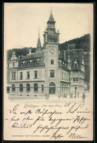 AK Geislingen / Steige, Die neue Post