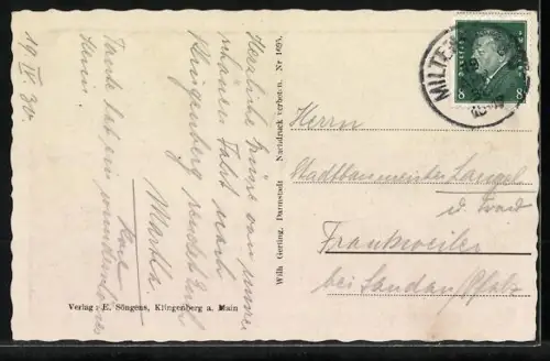 AK Klingenberg am Main, Uferpartie