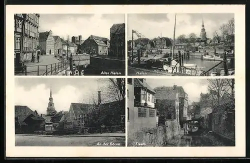 AK Stade, Alter Hafen, Hafen, An der Börne, Fleet