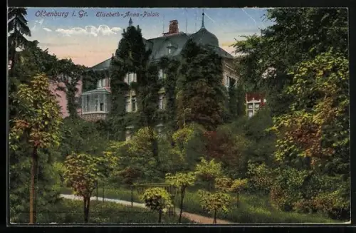AK Oldenburg i. Gr., Elisabeth-Anna-Palais