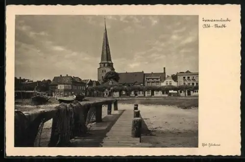 AK Travemünde, Partie in der Alt-Stadt