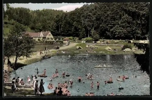 AK Trippstadt /Pfalz, Strandbad und internationaler Campingplatz Sägemühle