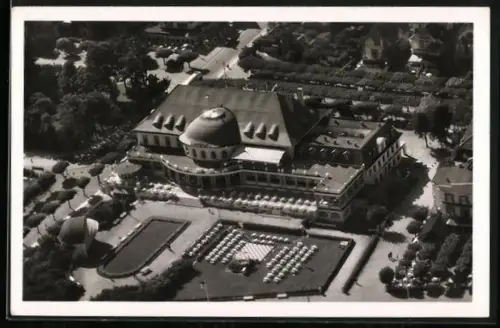 AK Travemünde, Casino vom Flugzeug aus gesehen