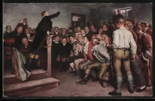 AK Befreiungskriege, Professor Steffens begeistert in Breslau 1813 zur Volkserhebung