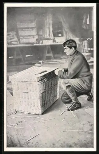 AK Arthur Nicomette, La Famille du Rameau d`Olivier, Carte No. 42