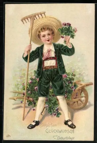 AK Gärtner präsentiert seine Blumenernte