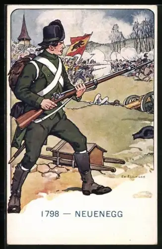 AK Neuenegg, Schweizer Soldat im 18. Jahrhundert