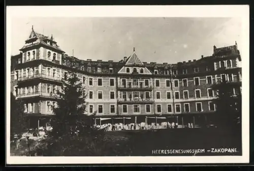Foto-AK Zakopane, Heeresgenesungsheim