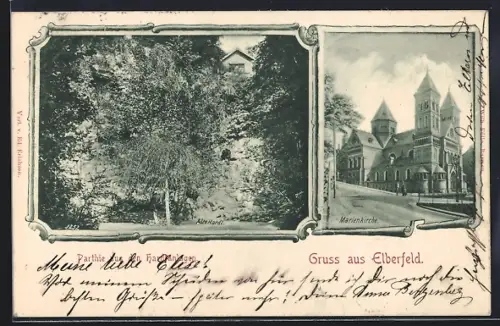 AK Elberfeld, Marienkirche, Alte Hardt