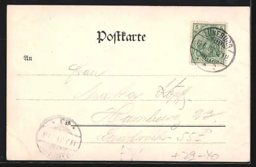 AK Lüneburg, Marktplatz mit Rathaus