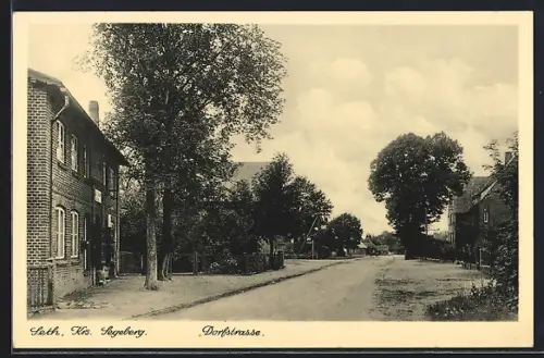 AK Seth /Segeberg, Dorfstrasse