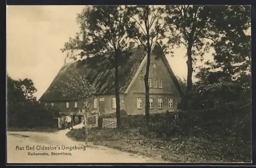 AK Bad Oldesloe, Wolkenwehe, Bauernhaus