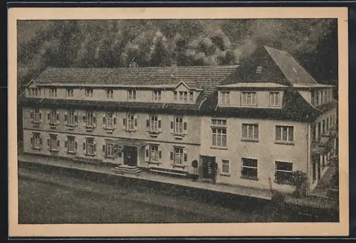 AK Lierbach /Oppenau, Beamten-Erholungsheim Haus Wasserfall