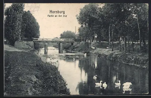 AK Hornburg / Harz, Partie an der Ilse