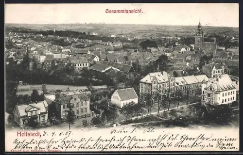 AK Hettstedt / Anhalt, Gesamtansicht