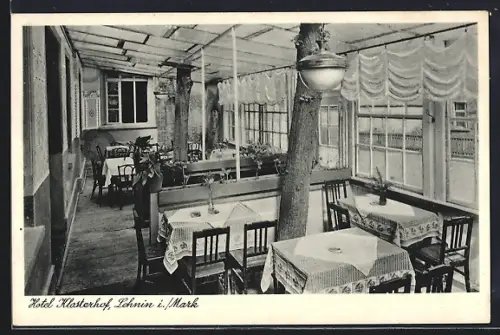 AK Lehnin i. Mark, Hotel Klosterhof, Inh. Otto Fischer, Gastraum