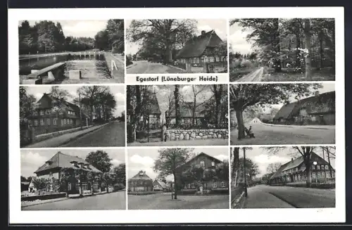 AK Egestorf /Lüneburger Heide, Verschiedene Ortsansichten