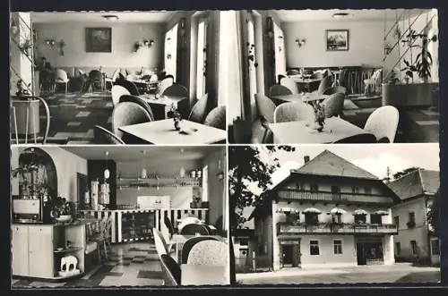 AK Bodenmais /Bayr. Wald, Konditorei Café H. Weikl am Marktplatz 5