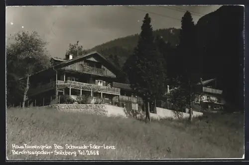 AK Berchtesgaden, Gasthaus Haus Tannengrün, Bes. Schmuck-Eder-Lenz