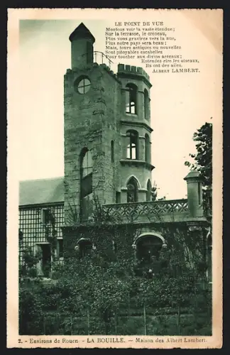 AK La Bouille, Maison des Albert Lambert