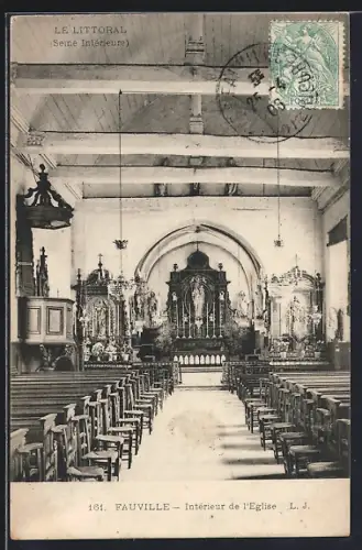 AK Fauville, Intérieur de l`Église