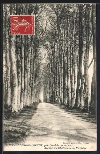 AK Saint-Gilles-de-Cretot, Avenue du Château de la Picotière