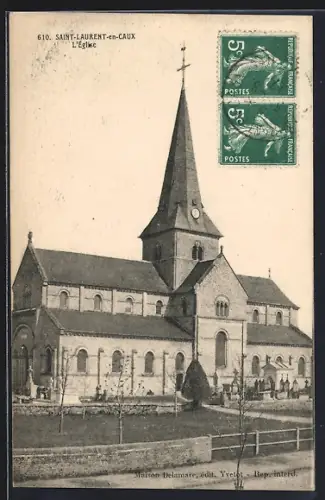 AK Saint-Laurent-en-Caux, L`Église