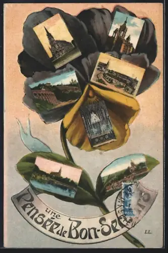 AK Bon-Secours, Souvenir de Bon-secours avec Vues de la Ville