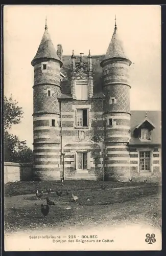 AK Bolbec /Seine-Inférieure, Donjon des Seigneurs de Caltot