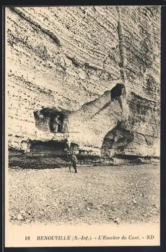 AK Benouville /S.-Inf., L`Escalier du Curé
