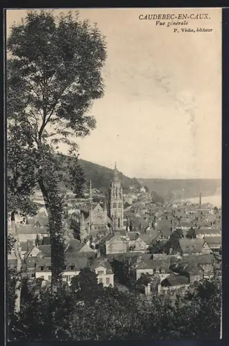 AK Caudebec-en-Caux, Vue générale