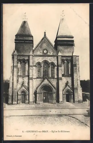 AK Gournay-en-Bray, Église St-Hildevert