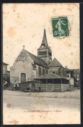 AK Londinières /Seine-Inf., L`Église