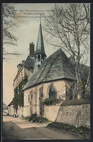 AK Sahurs, Chapelle de Marboeuf construite en 1515 par Louis de Brézé